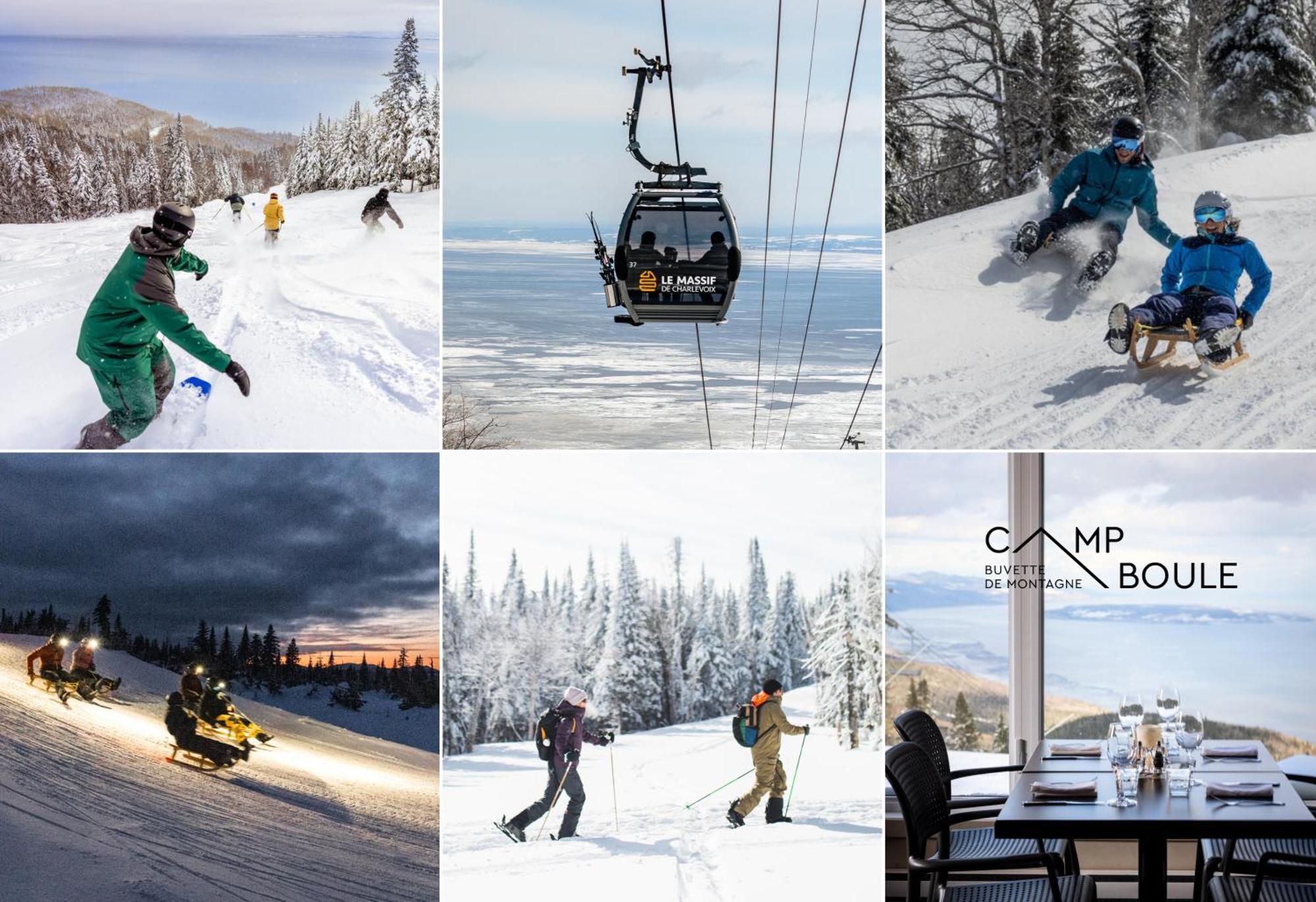 Les Appartements Du Massif De Charlevoix Петит-Ривьер-Сен-Франсуа Экстерьер фото