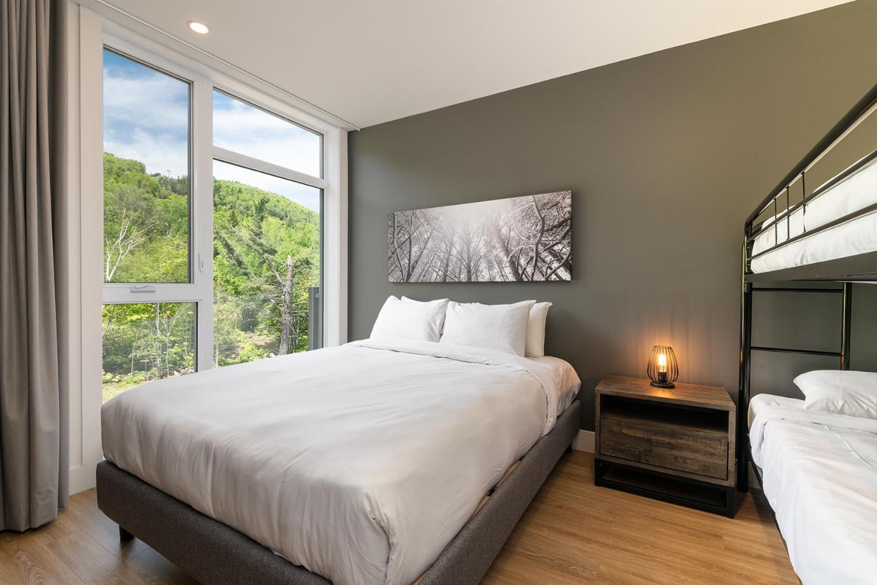 Les Appartements Du Massif De Charlevoix Петит-Ривьер-Сен-Франсуа Номер фото